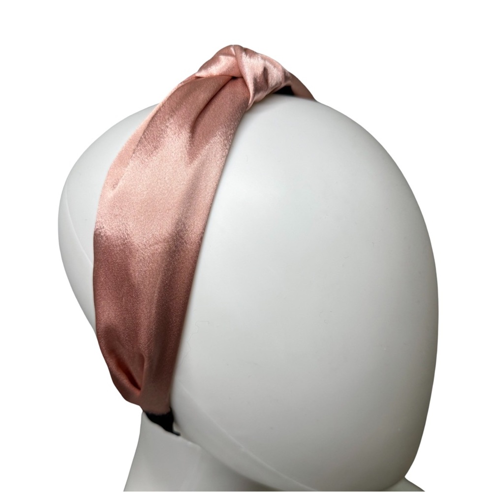 Blush Pink Satin Fabric Knot headband